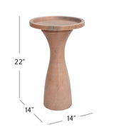 Bassett Clay Marble Baird Clay Accent Table