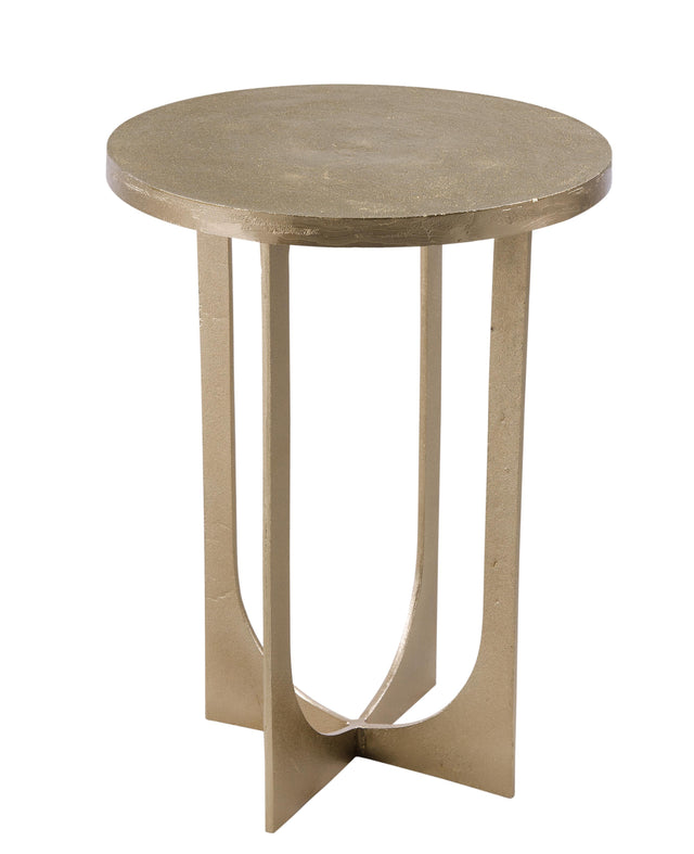 Bassett Gold Metal Ava Accent Table
