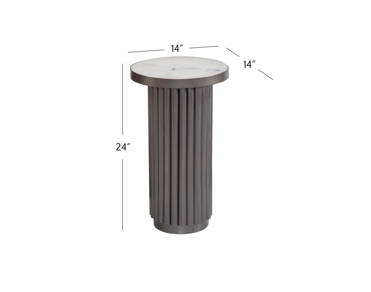 Bassett Gray Dillon Accent Table