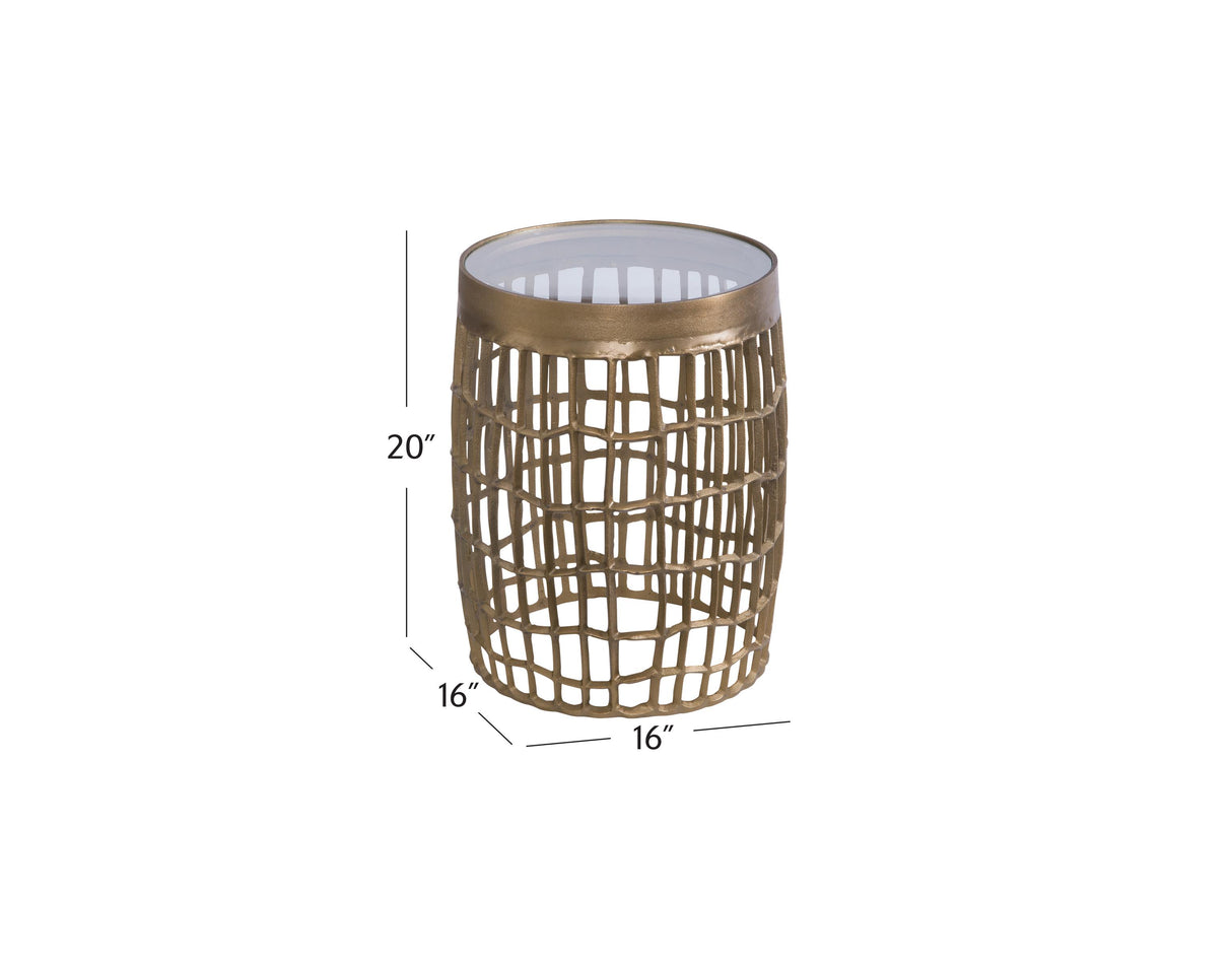 Bassett Bronze Harper Accent Table