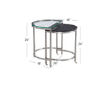 Bassett Black Hensley Bunching End Table