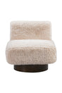Bassett Beige Amaya Swivel Accent Chair