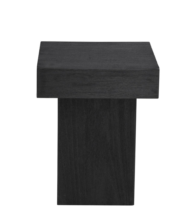 Bassett Dusty Black Padula Square End Table