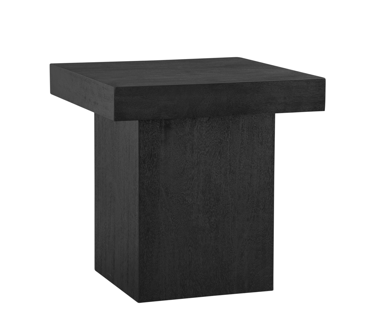 Bassett Duty Black Mango Padula Large End Table