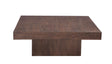 Bassett Dark Brown Mango Padula Brown Oak Cocktail Table