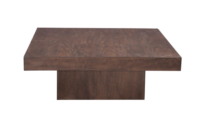 Bassett Dark Brown Mango Padula Brown Oak Cocktail Table