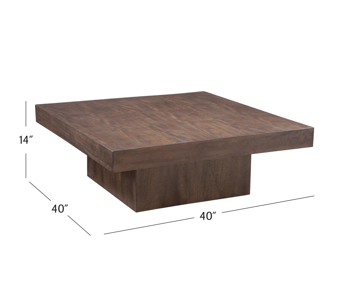 Bassett Brown Padula Brown Oak Coffee Table