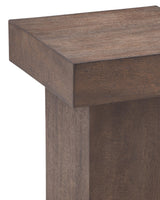 Bassett Brown Padula Brown Oak Small End Table