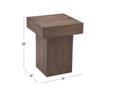 Bassett Brown Padula Brown Oak Small End Table