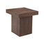 Bassett Dark Brown Mango Padula Brown Oak Large End Table