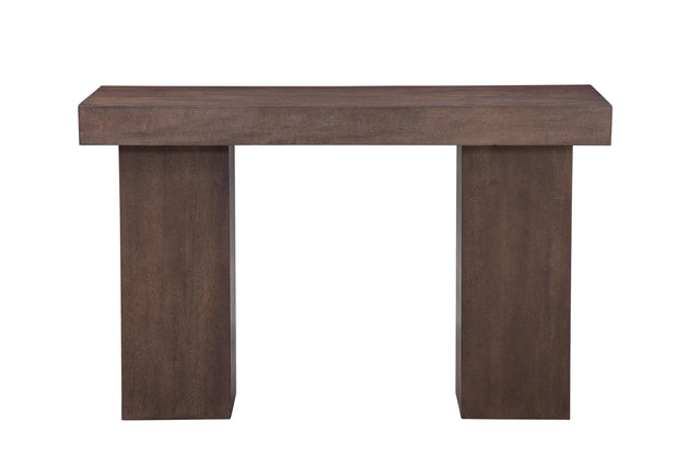 Bassett Dark Brown Mango Padula Brown Oak Console