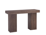 Bassett Dark Brown Mango Padula Brown Oak Console