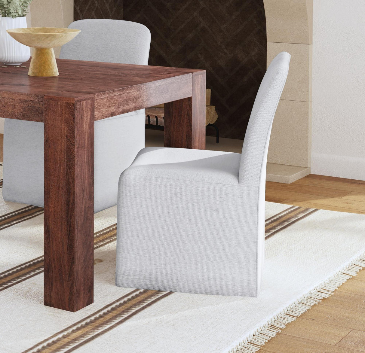 Bassett Gray Oytser Meyer Dining Chair Set of 2