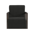 Bassett Velvet Smoke Asher Accent Chair
