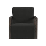 Bassett Velvet Smoke Asher Accent Chair