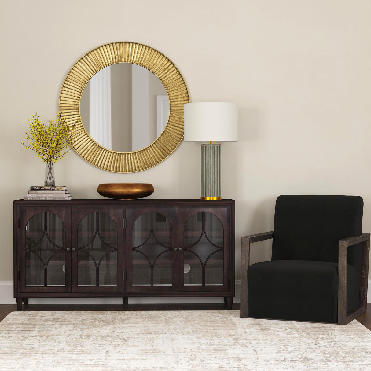Bassett Gray Asher Accent Chair
