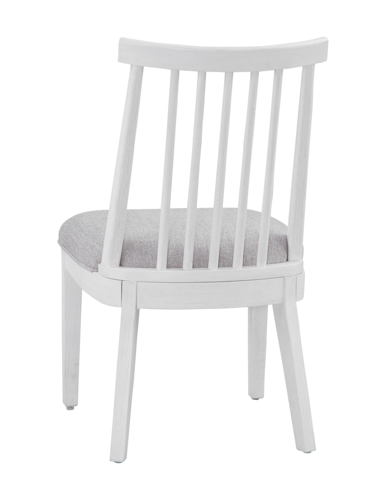 Bassett Bright White Oak/Brushed Nickel Nadine Dining Chair Set of 2