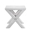 Bassett Bright White Oak/Brushed Nickel Nadine End Table