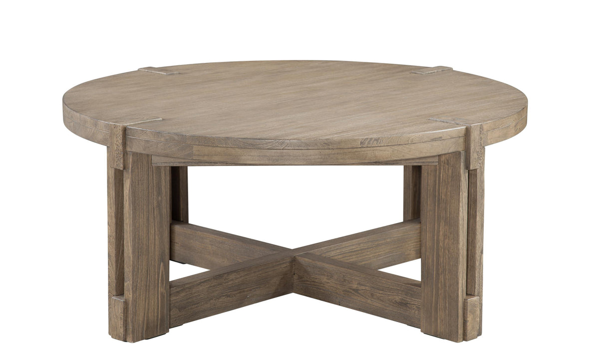 Bassett Natural Gray Mindi McGuire Cocktail Table