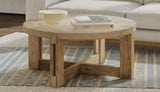 Bassett Natural Gray Mindi McGuire Cocktail Table