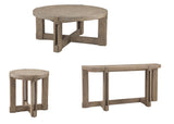 Bassett Natural Gray Mindi McGuire Cocktail Table