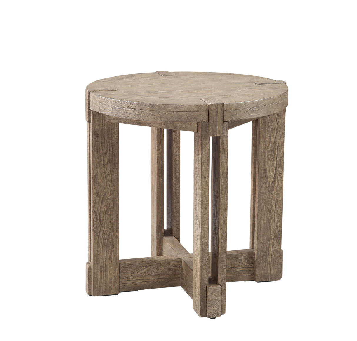 Bassett Natural Mindi Wood McGuire End Table