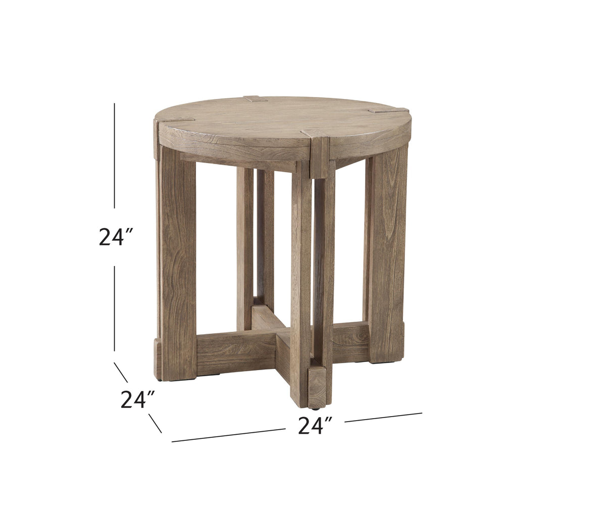 Bassett Gray McGuire End Table