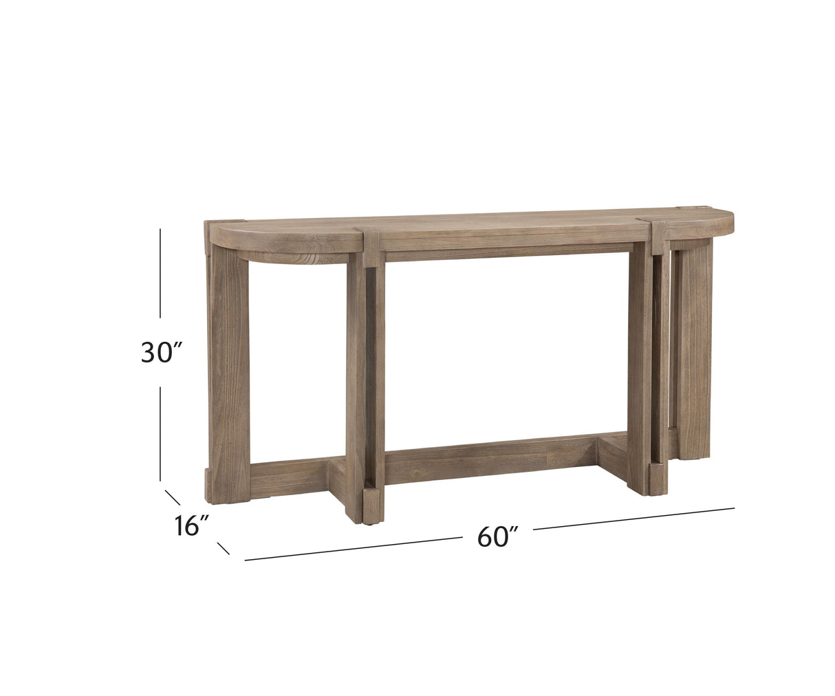 Bassett Natural Mindi McGuire Console Table