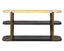 Bassett Brze Metal Frame W Trvertne & Esprso Avalon Console Table