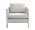Bassett Hampstead Oyster/ White Wash Wood Frame w/ Cane Mylo Accent Chair