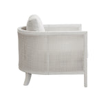 Bassett Hampstead Oyster/ White Wash Wood Frame w/ Cane Mylo Accent Chair
