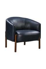 Bassett Navy Higgins Accent Chair