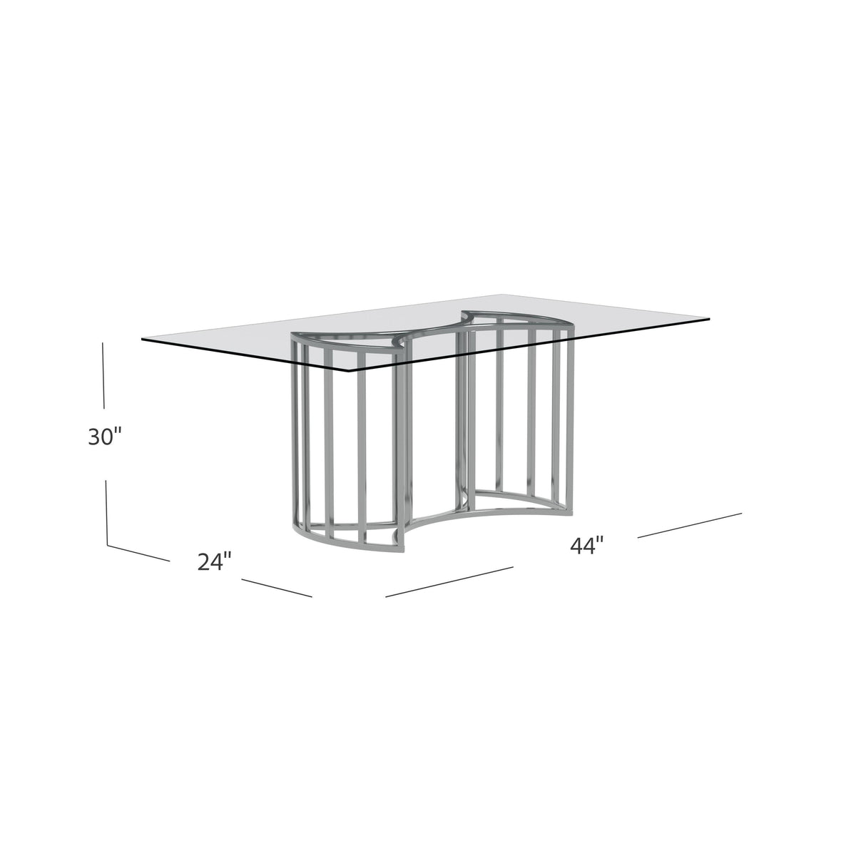 Bassett Silver Sophia Dining Table