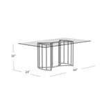 Bassett Silver Sophia Dining Table