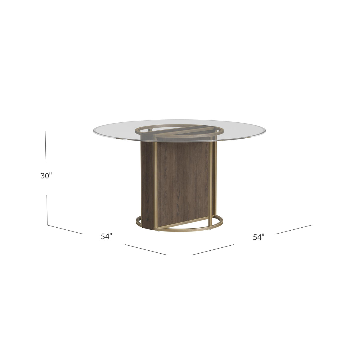 Bassett Brown Stefan Dining Table
