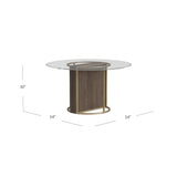 Bassett Brown Stefan Dining Table