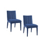Bassett Navy Blue Brianne Navy Dining Chair Set of 2