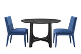 Bassett Navy Blue Brianne Navy Dining Chair Set of 2