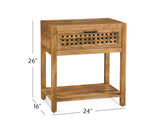 Bassett Natural Pentak Chairside End Table