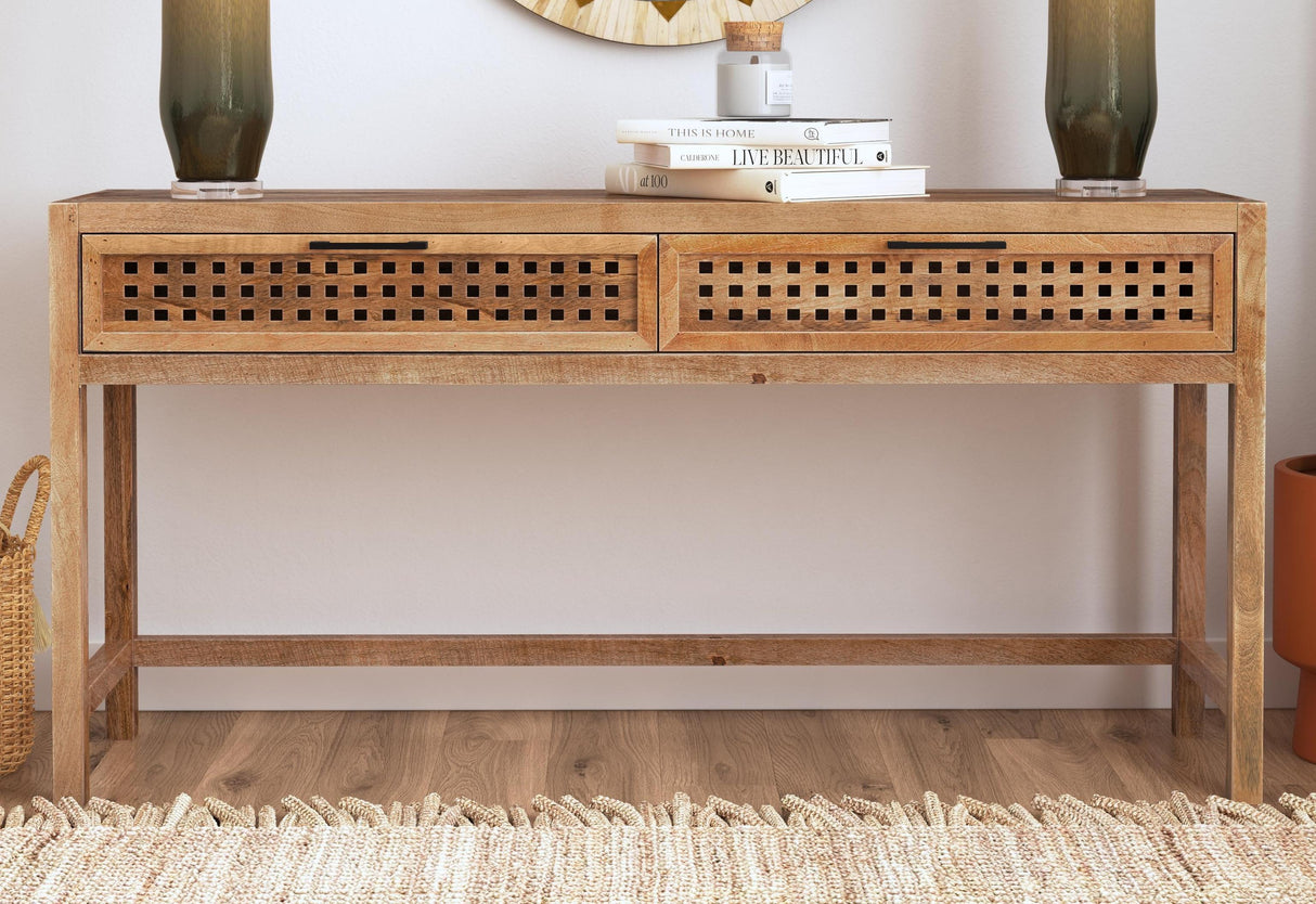 Bassett Natural Pentak Console Table
