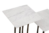 Bassett White Xavier Accent Table 2 Piece Set