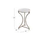 Bassett White McGowan Accent Table