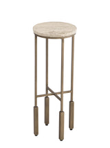Bassett Antique Brass Lucia Accent Table