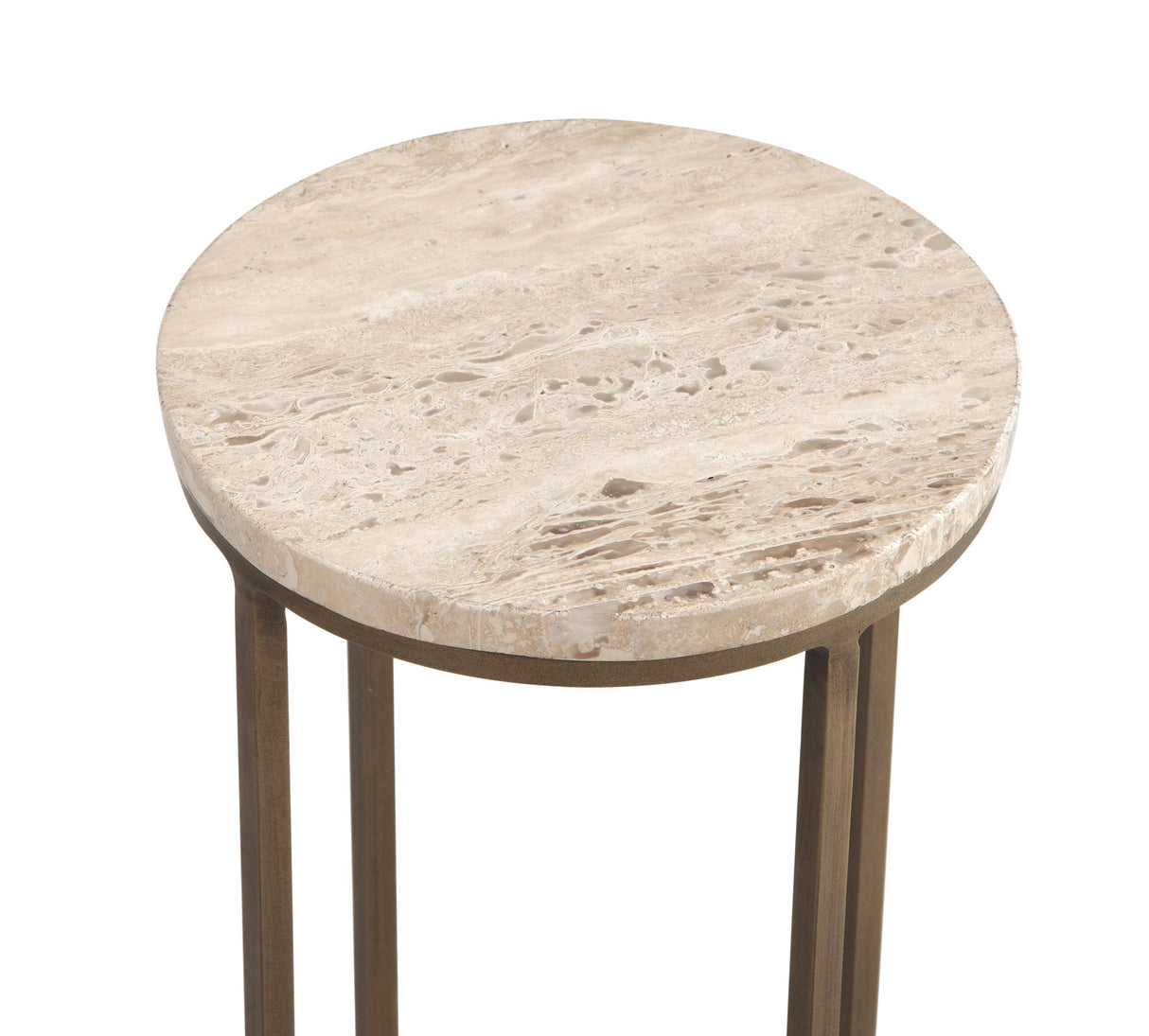 Bassett Brass Lucia Accent Table