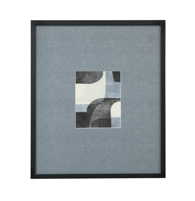 Bassett Matte Black Frame Urban Bound II Framed Print