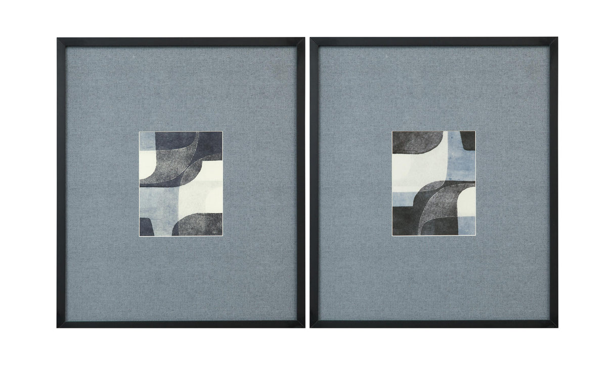 Bassett Matte Black Frame Urban Bound II Framed Print