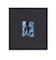 Bassett Matte Black Frame Leo I Framed Print