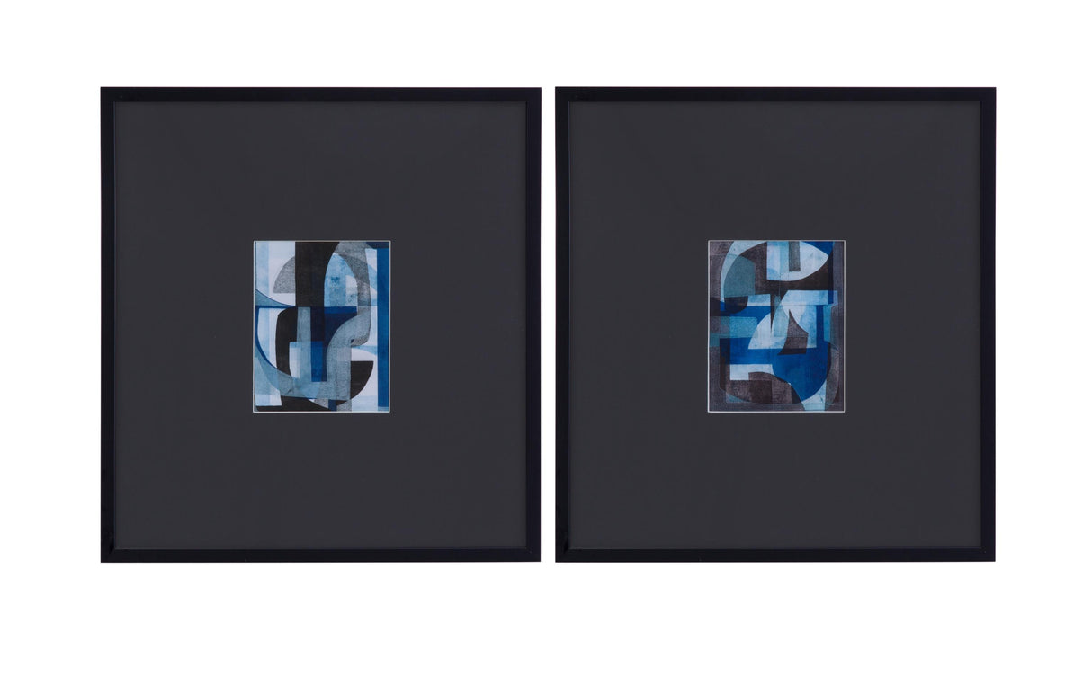 Bassett Matte Black Frame Leo II Framed Print