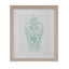 Bassett Green Mint Vases I Framed Print