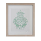 Bassett Green Mint Vases II Framed Print